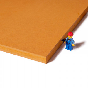 Panneau fibre jaune mdf - medium coloré