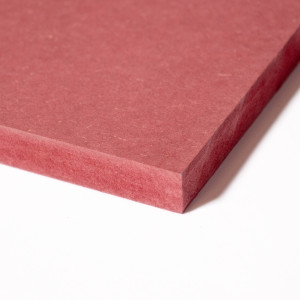 Chute de bois Medium (MDF) Rouge 19mm