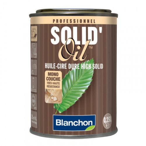 Hard single-coat parquet oil - Solid'Oil Snow Blanchon - John Steel