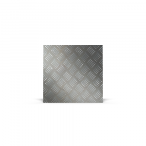 Custom-made square ribbed aluminum plate - Ribbed sheet metal