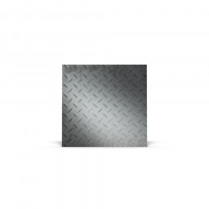 Lamiera bugnata quadrata in acciaio inox su misura- John Steel