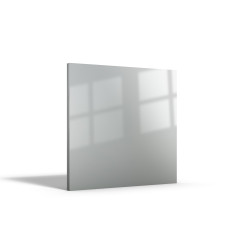 Custom-made square mirror stainless steel plate - John Steel