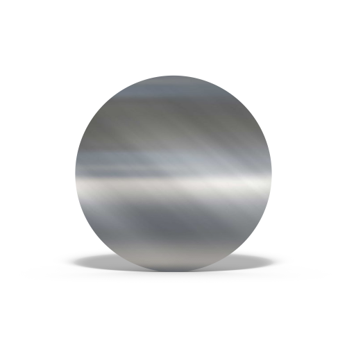 Plaque inox brossé ronde sur-mesure Plaque inox brossé ronde sur-mesure