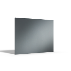 Plaque acier galvanisé rectangle sur-mesure