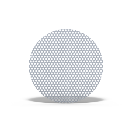 Custom round perforated aluminum plate - John Steel Custom round perforated aluminum plate - John Steel
