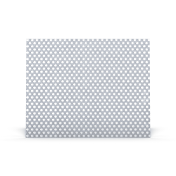 Plaque aluminium perforée rectangle sur-mesure