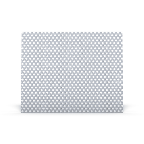 Plaque aluminium perforée rectangle sur-mesure Plaque aluminium perforée rectangle sur-mesure