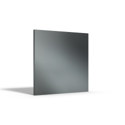 Plaque aluminium brossé anodisé carrée sur-mesure