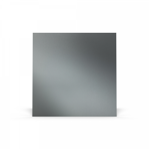 Custom square brushed anodized aluminum plate - John Steel