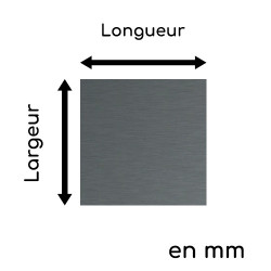 Protezione maniglia quadrata in acciaio inox