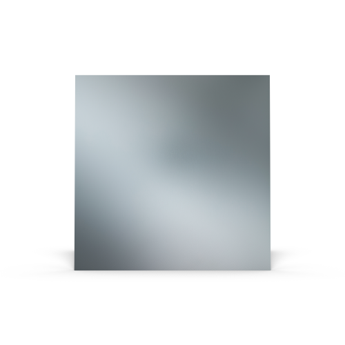 Rectangular anodized aluminum plate - John Steel