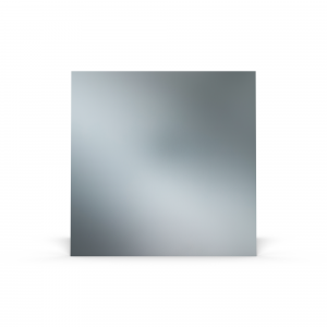 Placa rectangular de aluminio anodizado - John Steel