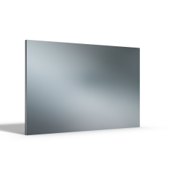 Plaque aluminium anodisé rectangle sur-mesure
