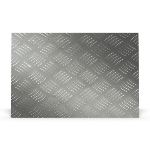 Plaque aluminium damier rectangle sur-mesure Plaque aluminium damier rectangle sur-mesure