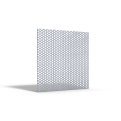 Square perforated aluminum plate - John Steel