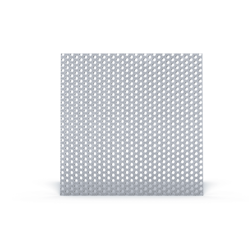 Plaque aluminium perforée carrée sur-mesure Plaque aluminium perforée carrée sur-mesure