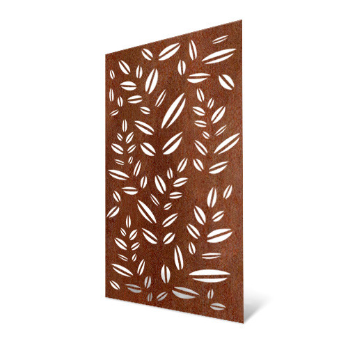 Panel decorativo exterior con motivo de hojas - 180 cm de altura