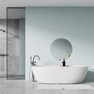 Miroir rond 600cm pour salle de bain - John Steel