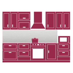 crédence aluminium