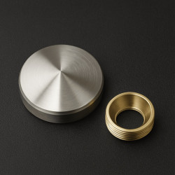 Chrome decorative screw cover caps - 4 pack - John Steel