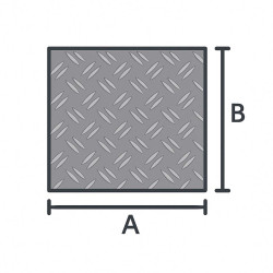 Square aluminium access cover – John Steel