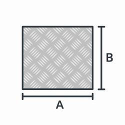 Square aluminium access cover – John Steel