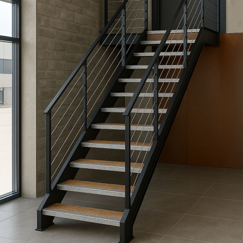 Brushed Stainless Steel Stair Nosing – John Steel Brushed Stainless Steel Stair Nosing – John Steel