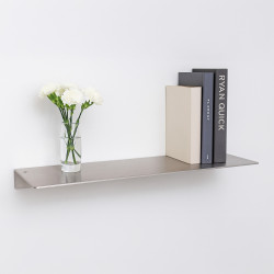 L-shaped aluminium wall shelf – John Steel
