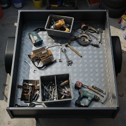 Custom Aluminum Checker Plate - Trailer Bed | John Steel