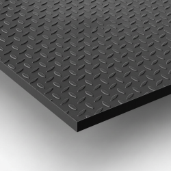 5mm checker plate steel custom cut - Buy online - John Steel