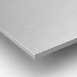 Plaque aluminium anti-traces 1,5 mm sur mesure
