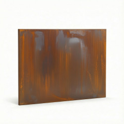 Chapa de acero corten rectangular a medida - John Steel