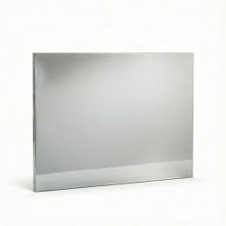 Edelstahlplatte Spiegel rechteckig nach Maß - John Steel