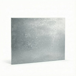 Plaque acier galvanisé rectangle sur-mesure - John Steel