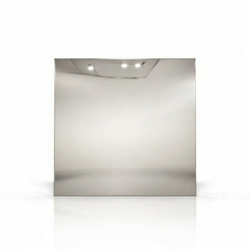 Plaque inox miroir carrée sur-mesure - John Steel