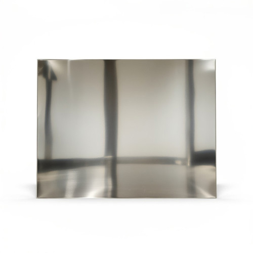 Custom stainless steel rectangular mirror plate - John Steel