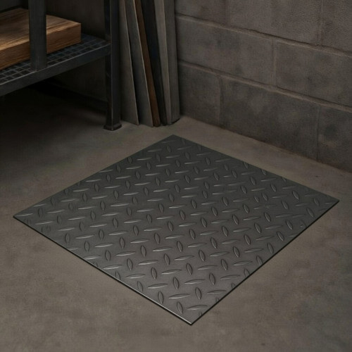 Couvercle de regard carré en acier larmé sur mesure - John Steel