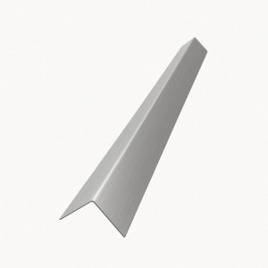 Brushed aluminium angle bar – John Steel