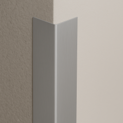 Cornière d'angle en aluminium brossé - John Steel