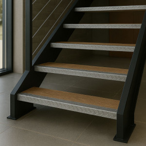 Custom Non-Slip Aluminum Stair Nosing – John Steel