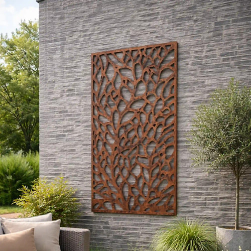 Panneau décoratif extérieur motif écailles - 180 x 90 cm