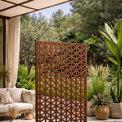 Panneau décoratif extérieur motif grille - John Steel