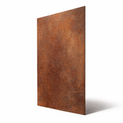 Painel decorativo claustra em aço corten – 180 x 90 cm
