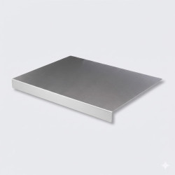 Placa de pastelaria em inox alimentar por medida com dobra