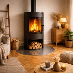 Piastra di protezione pavimento rotonda in inox – John Steel