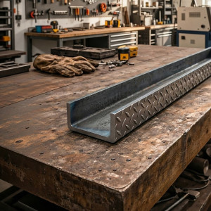 Profilé U en acier larmé : Robustesse et sécurité industrielle