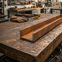 Profilé U acier corten sur mesure | Découpe et pliage John Steel