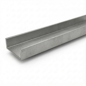 Raw marine grade stainless steel U channel - Custom 316L matte profile
