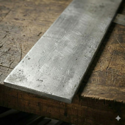 Piatto in acciaio inox marino grezzo - John Steel