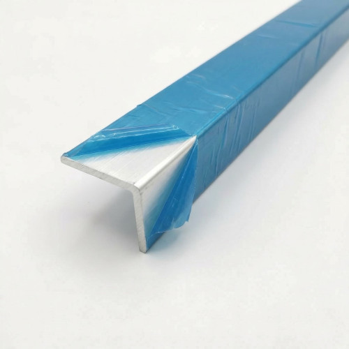 L-Profil Aluminium roh foliert - Alu-Winkel mit Oberflächenschutz